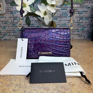 NWT Brahmin Minuette Purple Acro purse